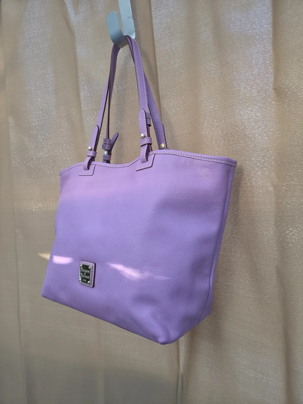 Dooney & Bourke Lavender Leather Tote